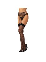 Панчохи-стокинги Obsessive Isinne garter stockings S/M/L