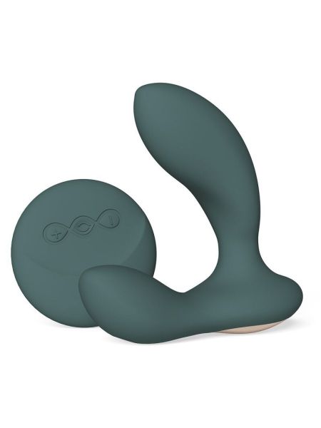 Масажер простати LELO Hugo 2 Remote Green, 2 мотори, дуже потужний, пульт ДК
