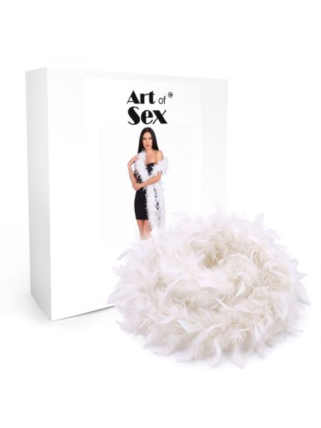 Боа з пір’я Art of Sex, довжина 2 метри, колір білий