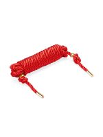 Мотузка для шибарі Liebe Seele Shibari 5M Rope Red, комбінований склад