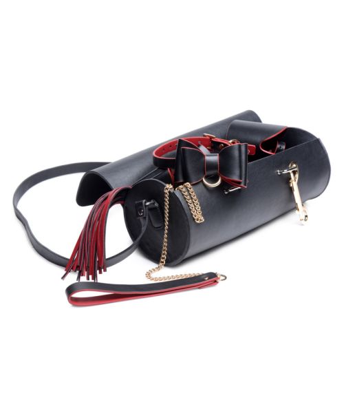 Набір БДСМ з дорожньою сумкою Master Series: Bow — Luxury BDSM Set With Travel Bag, 11 предметів