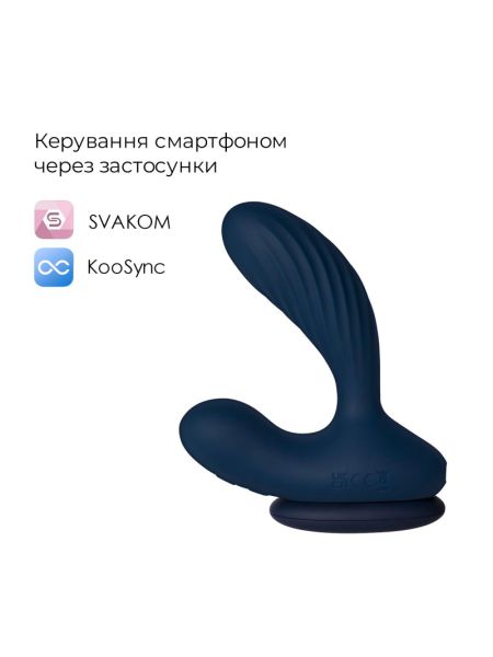 Інтерактивний масажер простати та вібратор точки G Svakom Vick Neo 2, підігрів, поворот стовбура, пульт ДК