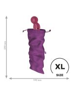 Мішечок для секс-іграшок Satisfyer Treasure Bag XL, фіолетовий, на шнурку