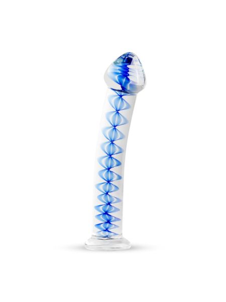 Скляний дилдо Gildo Glass Dildo No. 4, для точки G та простати
