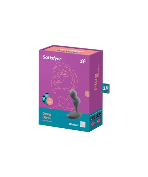 Смарт-масажер простати Satisfyer Deep Diver Grey