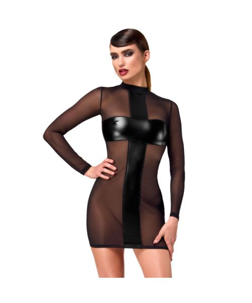 Сукня Noir Handmade F369 Crossfire Mesh & Wetlook Mini dress L