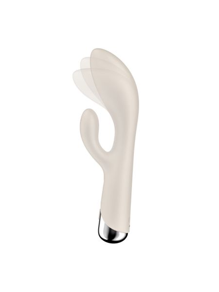 Вібратор-кролик з ротацією Satisfyer Spinning Rabbit 1 Beige, 3 мотори