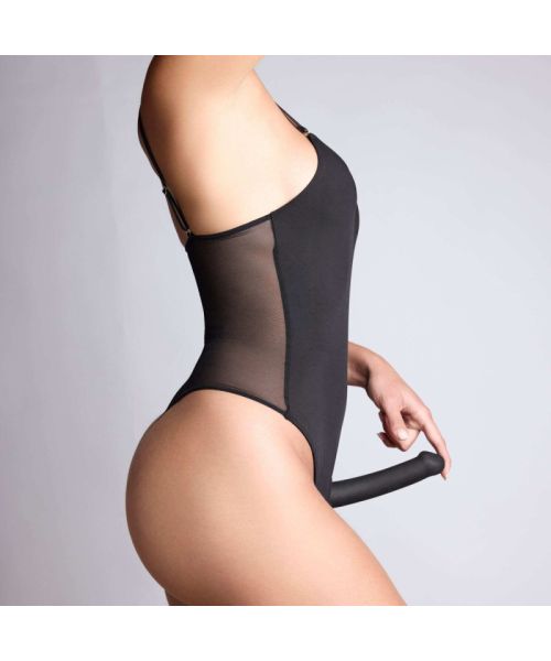 Боді з фіксацією ділдо Strap-On-Me Harness Body Signature - M - Black