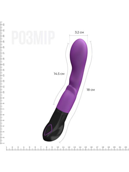 Вібратор Adrien Lastic Nyx, стимуляція точки G і входа у піхву