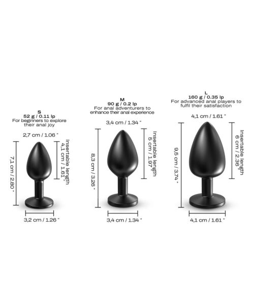 Анальна пробка Dorcel ONIX PLUG M