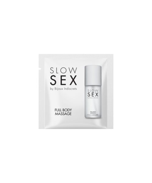 Пробник силіконового гелю для масажу всього тіла Bijoux Indiscrets Slow Sex Full body massage