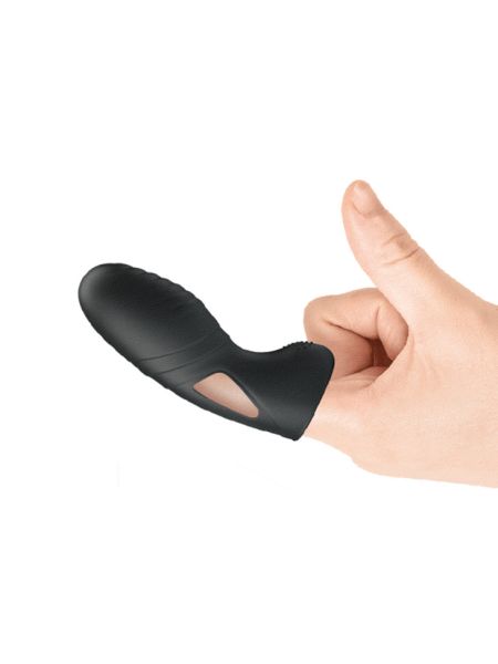 Насадка на палець - Pretty Love Alan Finger Vibrator Black
