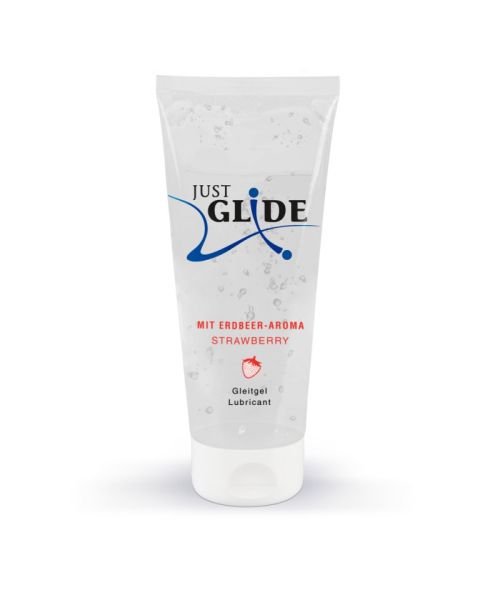 Лубрикант - Just Glide Strawberry, 200 мл