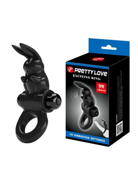 Ерекційне кільце - Pretty Love Exciting Ring Black