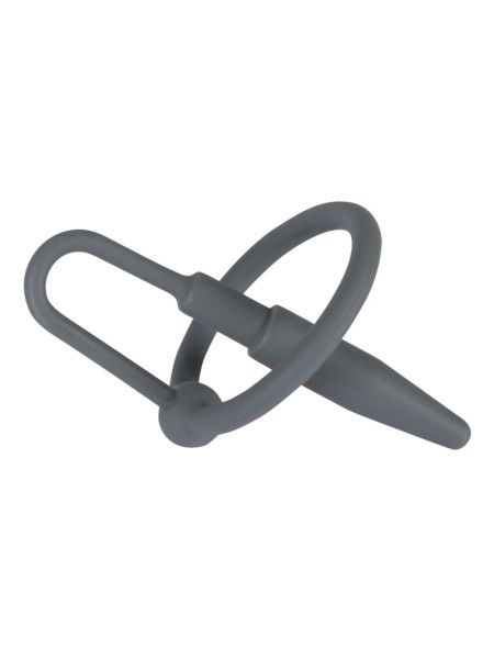 Ерекційне кільце - Penis Plug With Glans Ring