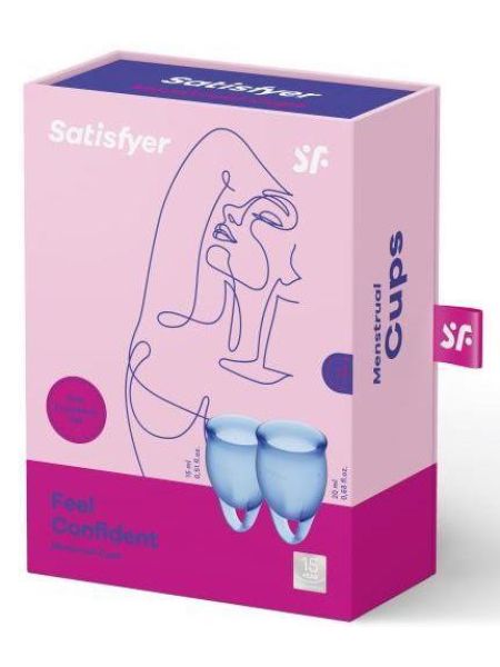 Менструальні чаші - Satisfyer Feel Confident Dark Blue