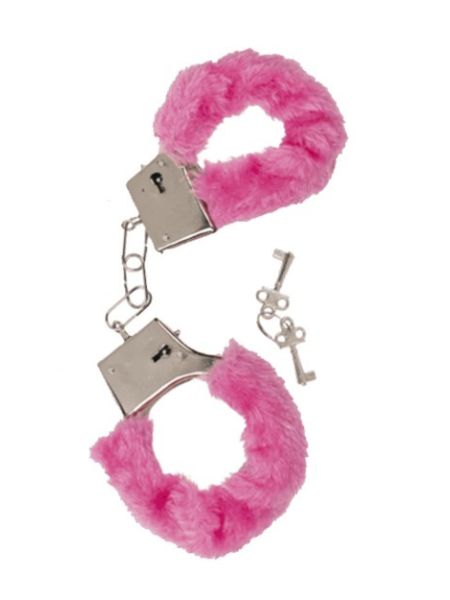 Наручники Plush Handcuffs With Keys Pink