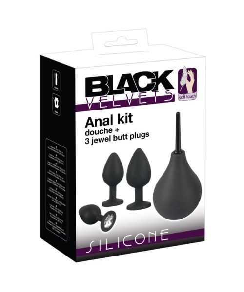 Набір анальних пробок - Black Velvets Anal Kit