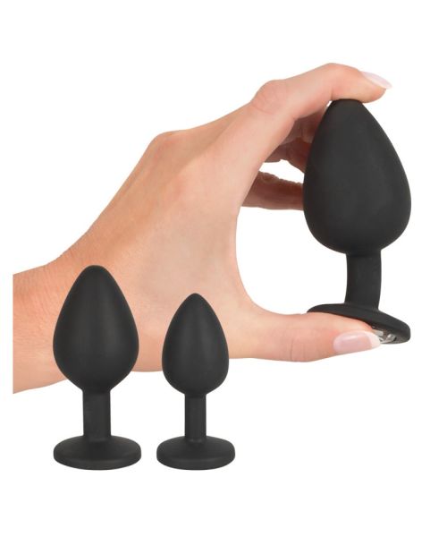 Набір анальних пробок - Black Velvets Anal Kit