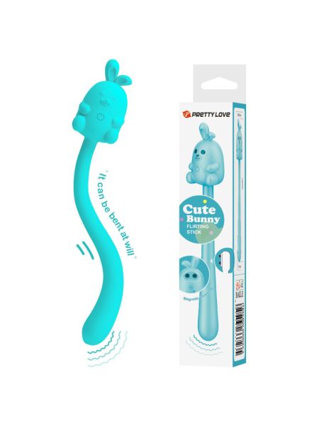 Вібратор - Pretty Love Cute Bunny Turquoise, 7 vibration functions
