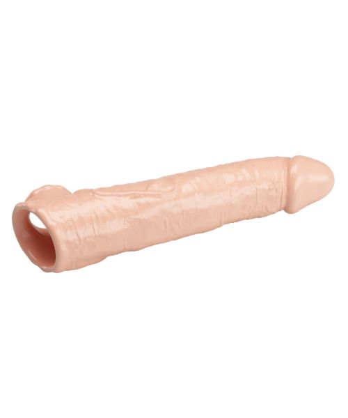 Подовжуюча насадка на член - Pretty Love Extension Penis Sleeve Flesh, 26 см