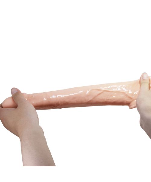 Подовжуюча насадка на член - Pretty Love Extension Penis Sleeve Flesh, 26 см