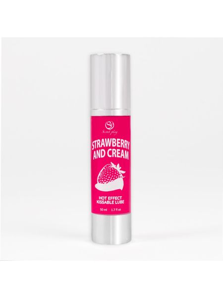 Лубрикант - Secret Play Strawberry & Cream, 50 мл