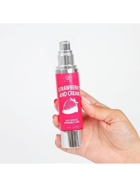 Лубрикант - Secret Play Strawberry & Cream, 50 мл