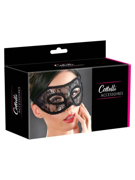Маска на очі - 2480271 Cottelli Collection Lace Eye Mask Black