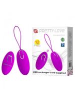 Віброяйце - Pretty Love Jacqueline Vibrating Egg Purple