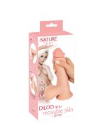 Фалоімітатор - Nature Skin Dildo With Movable Skin, 20 см
