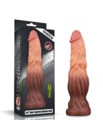 Фалоімітатор - Dual-Layered Silicone Cock 9.5" Brown