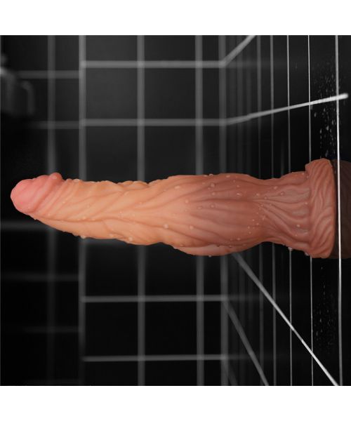 Фалоімітатор - Dual-Layered Silicone Cock 9.5" Brown