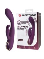 Вібратор - Pretty Love Emma Powerful Silicone Rabbit Vibrator