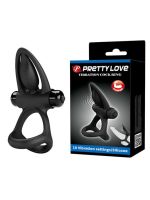 Ерекційне кільце - Pretty Love Vibration Cock Ring Black
