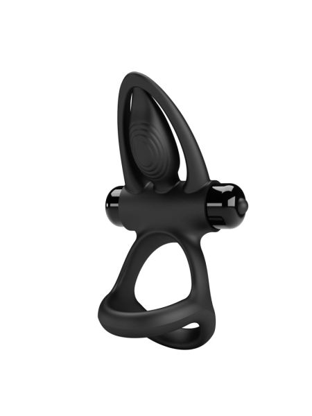 Ерекційне кільце - Pretty Love Vibration Cock Ring Black