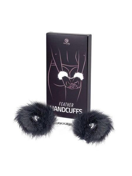 Наручники - Black Marabou Handcuffs