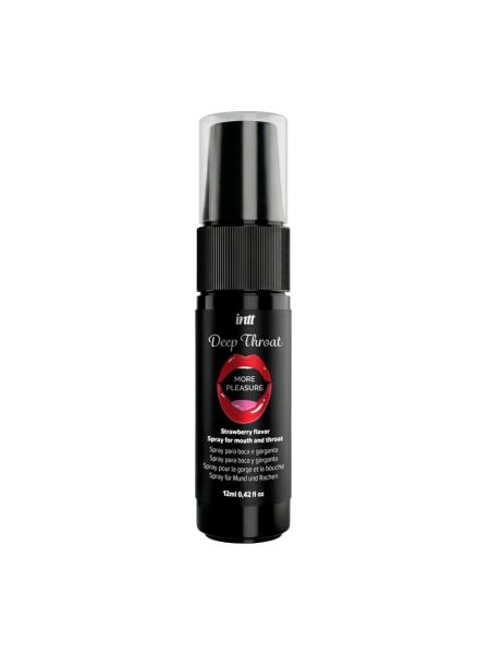 Спрей для глибокого горла - Intt Deep Throat Strawberry, 12 мл