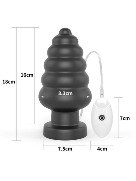 Анальна пробка - King-Sized Vibrating Anal Cracker 7"