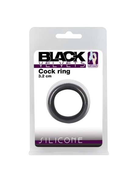 Ерекційне кільце - Black Velvets Cock Ring, 3.2 см