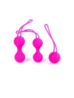 Набір вагінальних кульок - Silicone Kegal Balls Set Pink
