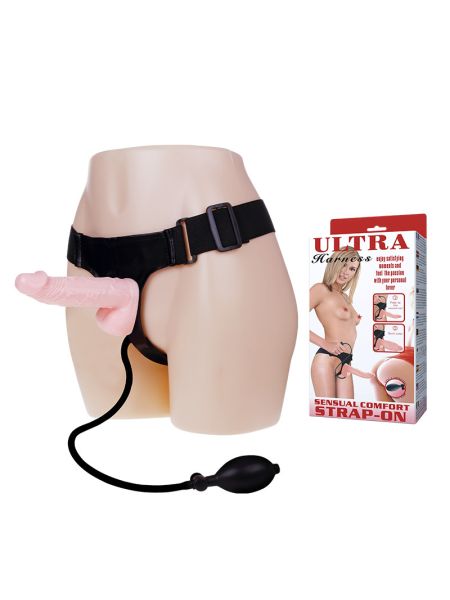 Страпон - Ultra Harness With Pump