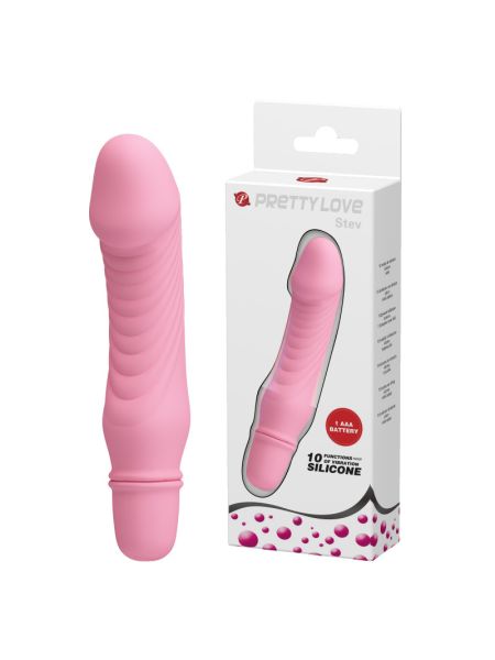 Вібратор - Pretty Love Stev Vibrator Light Pink