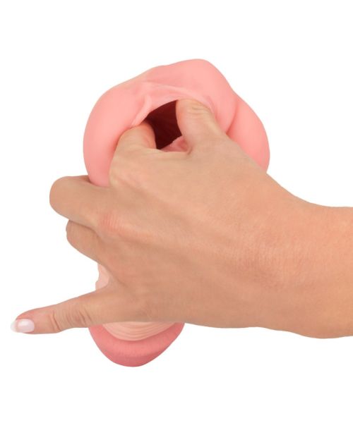 Насадка+мастурбатор - Nature Skin 2in1 Extension+Masturbator (+8 см)