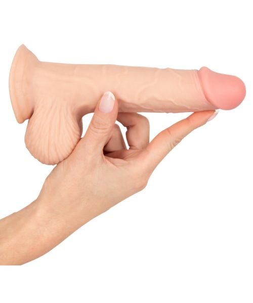 Фалоімітатор - Nature Skin Dildo With Movable Skin, 19 см