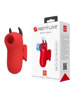 Вакуумний вібростимулятор - Pretty Love Magic Devil Stimulator Red
