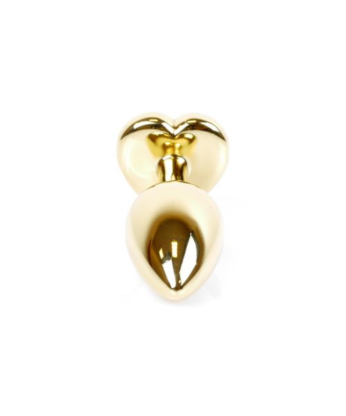 Анальна пробка - Jewellery Gold Heart Plug - Red