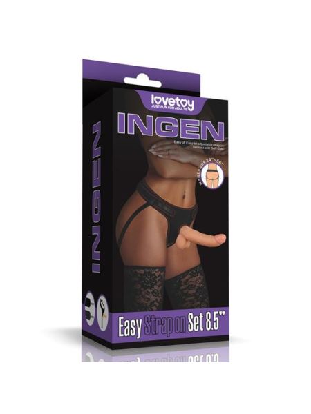Страпон - Ingen Easy Strap-On Set 8.5" Flesh