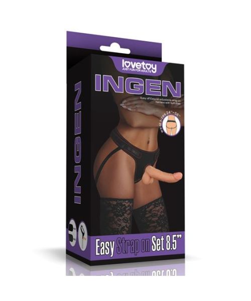 Страпон - Ingen Easy Strap-On Set 8.5" Flesh