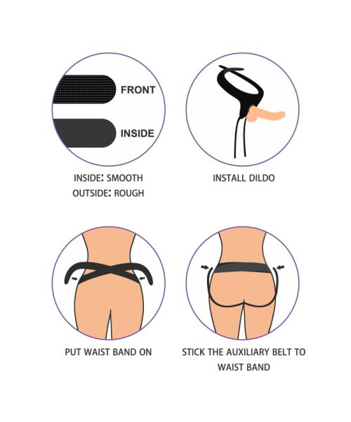 Страпон - Ingen Easy Strap-On Set 8.5" Flesh